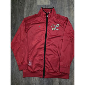 Vintage LRG Hiking Jacket With Stitched Face on Back Size XXL